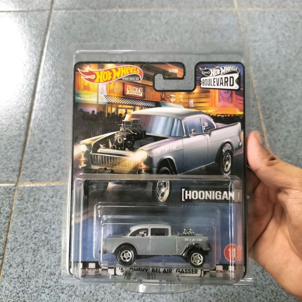 Hot Wheels Premium 55 Chevy Bel Air Gasser Boulevard