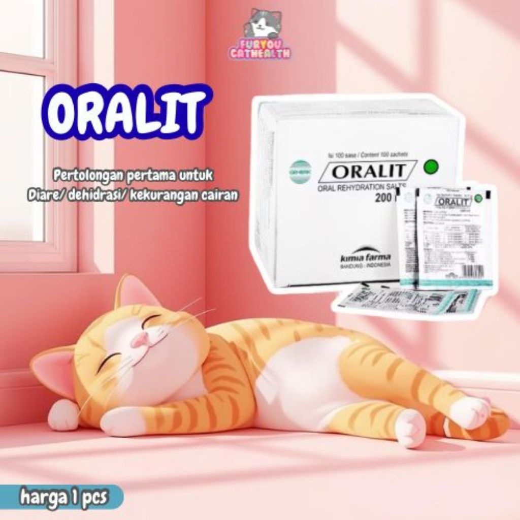 Oralit kucing cairan oralit oralit pertolongan pertama dehidrasi