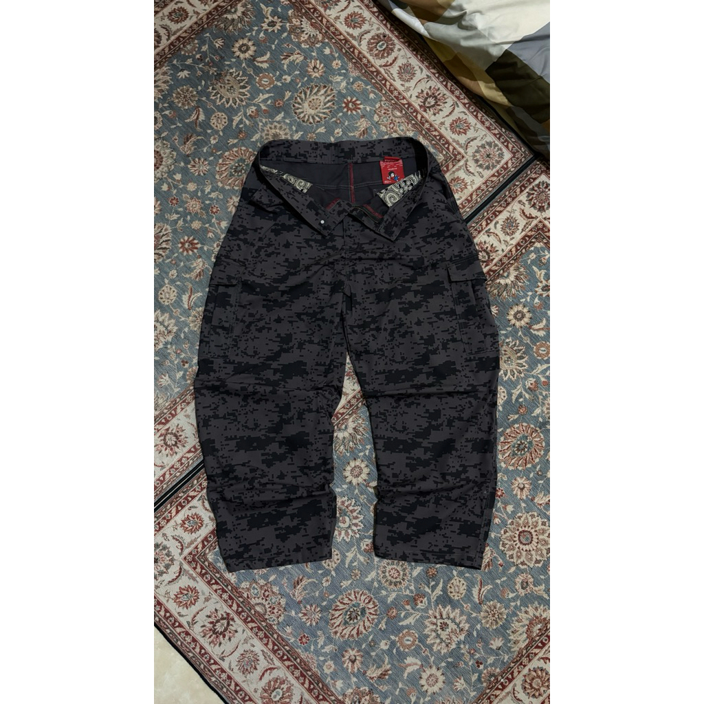 principle camo grey pants
