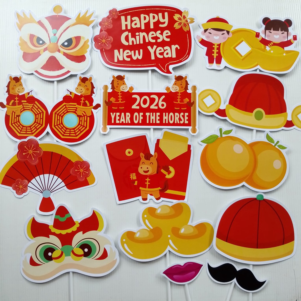 PROPS PHOTOBOOTH IMLEK CHINESE NEW YEAR HIASAN IMLEK PROPS PHOTOBOOTH