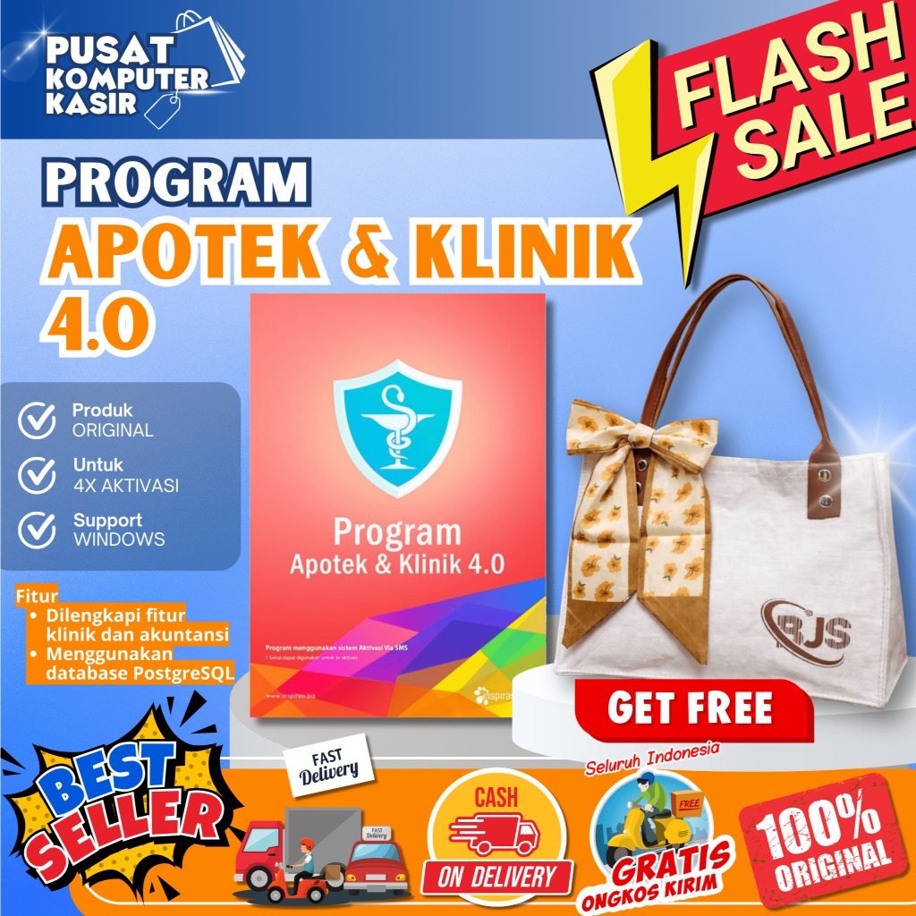 Program Apotek | Program Apotek dan Klinik | Program Apotek dan Klinik 4.0 | Program Kasir Apotek | 