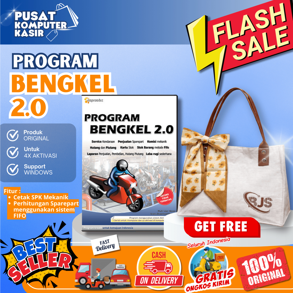 Program Bengkel | Program Bengkel 2.0 | Program Kasir Bengkel |  Software Bengkel | Software Bengkel