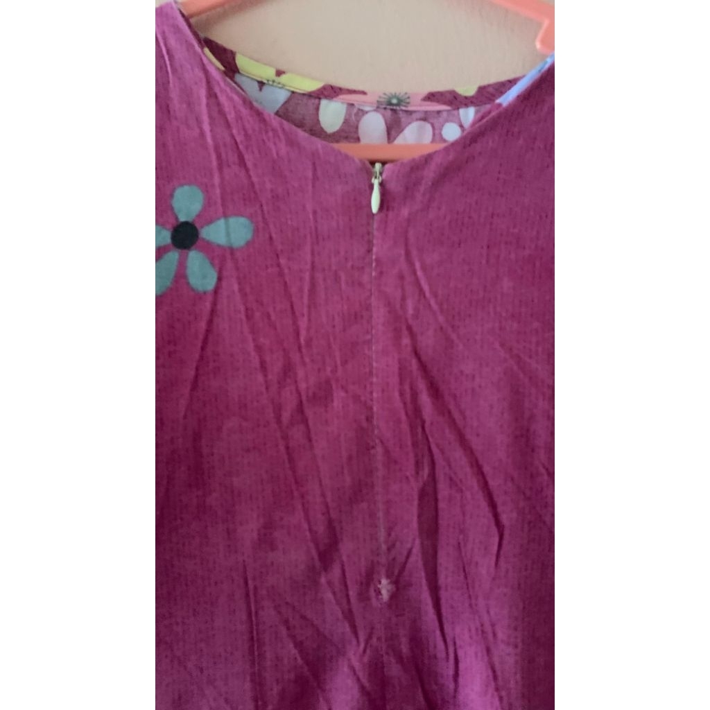 Dress Bunga Pink preloved