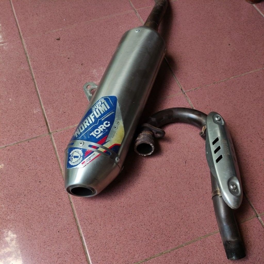 Knalpot Norifumi Torc Klx tiger Knalpot trail klx tiger knalpot klx Norifumi Original