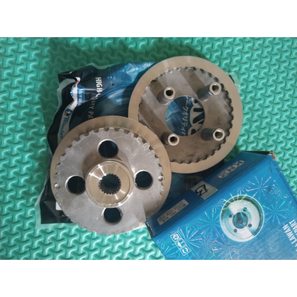 rumah kopling kaki 4 + lawan kaki empat Honda Verza Megapro new CRF 150 dapur kupling khaki kaki Ver