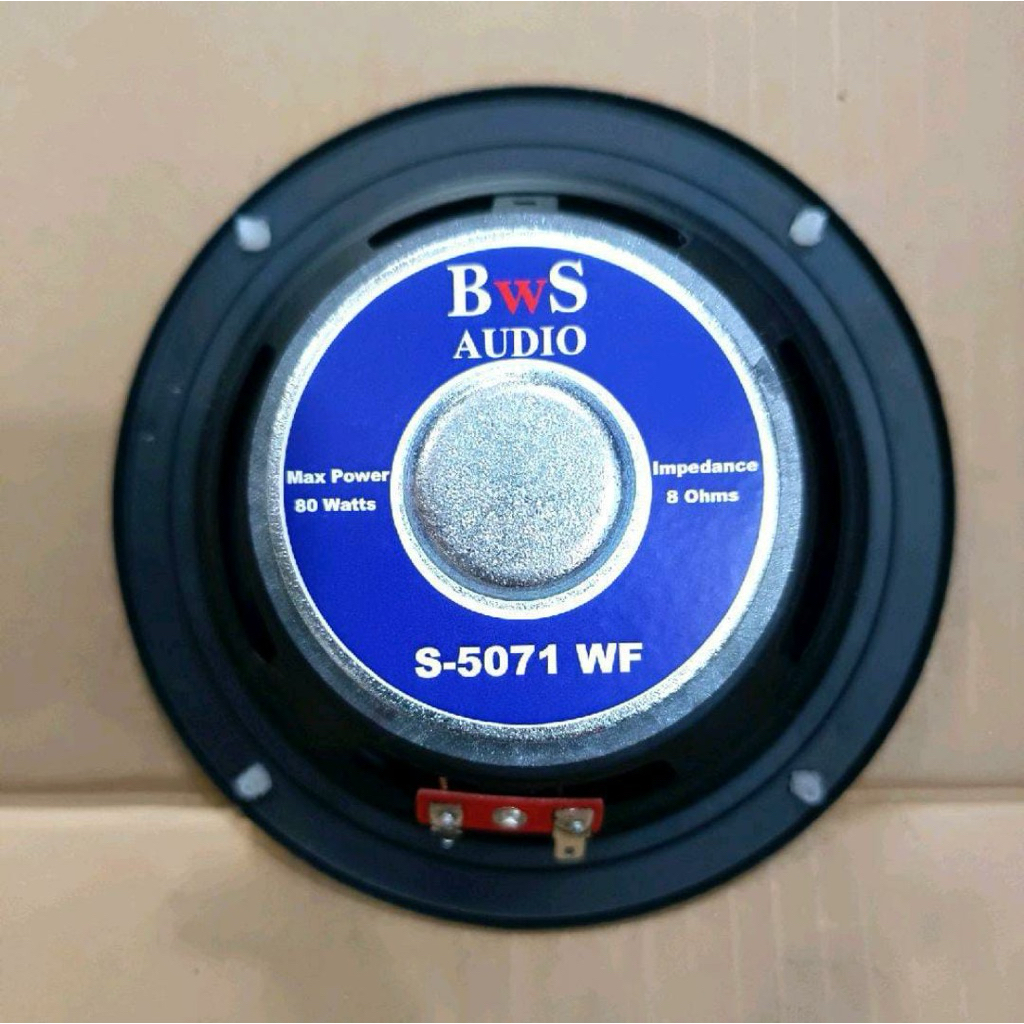 Speaker 5 inch BwS Audio S507 80watt / Speaker 5inch 80 watt BwS Audio MODEL BARU