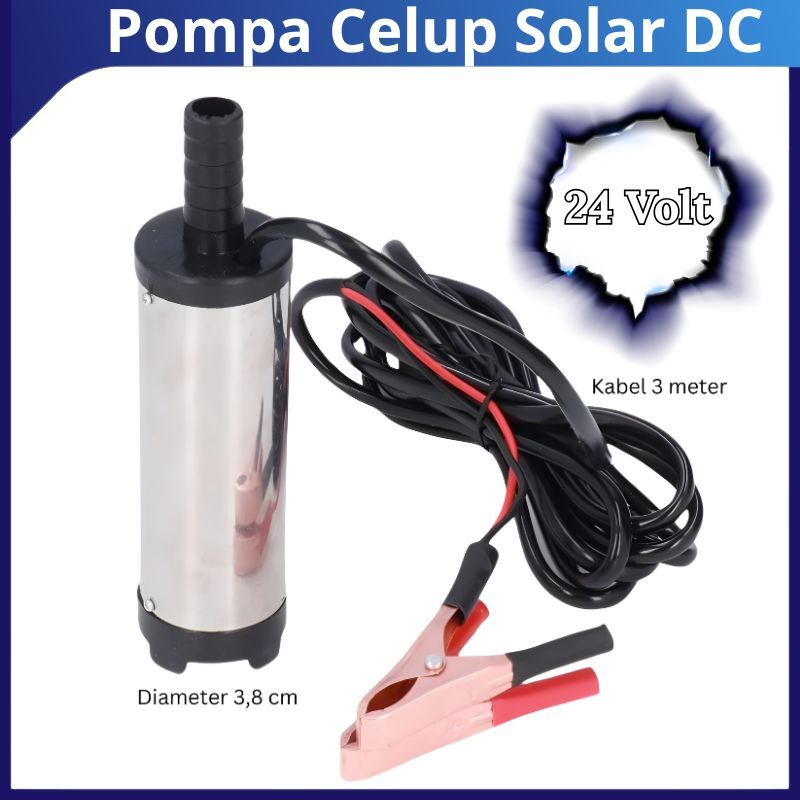 Pompa Solar Mini DC 24V Mesin Pompa Sedot Solar Pompa Celup Mini DC 24 Volt