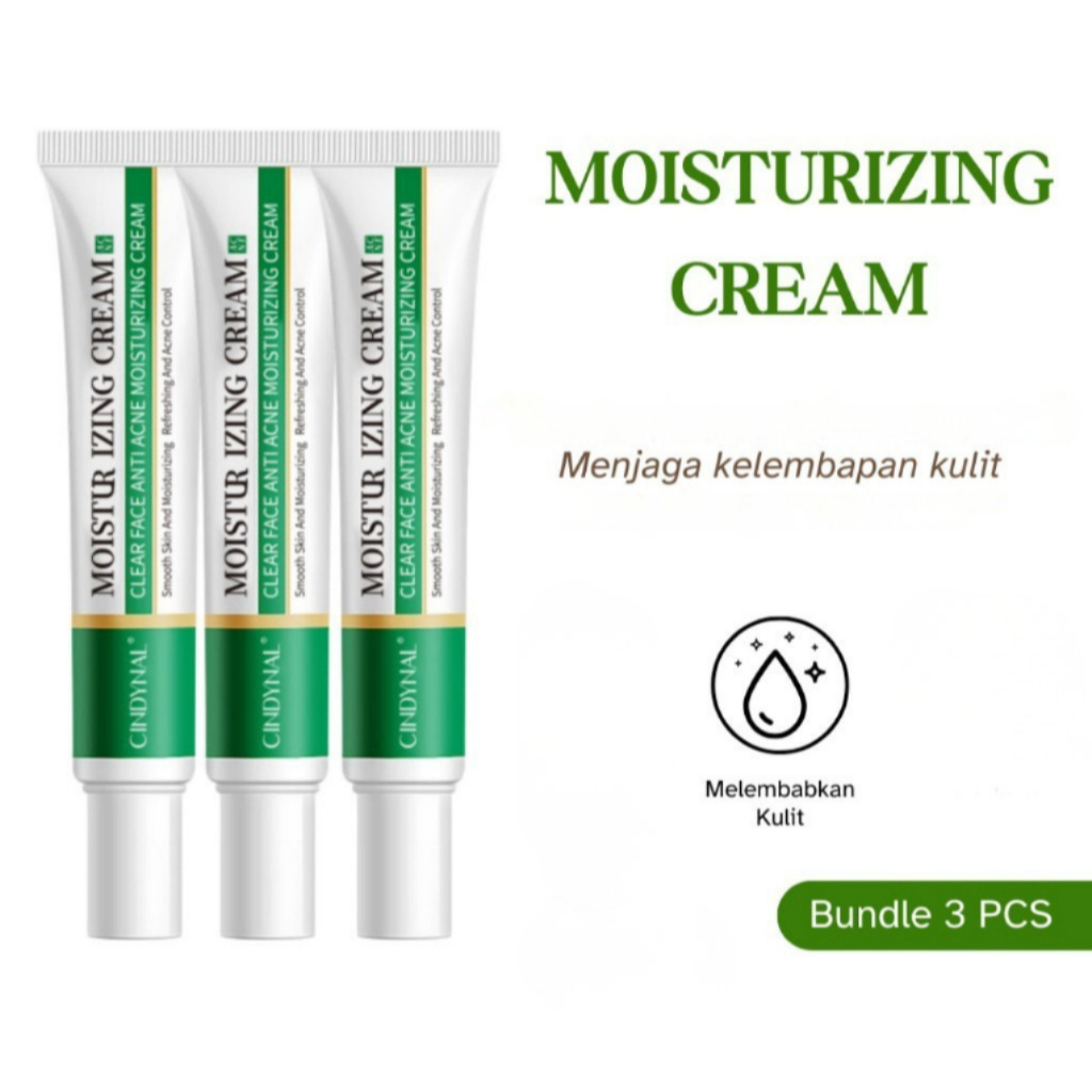 YZKMSKIN - CINDYNAL BUNDLE 3Pcs Krim Jerawat Cindynal Moisturizing Cream