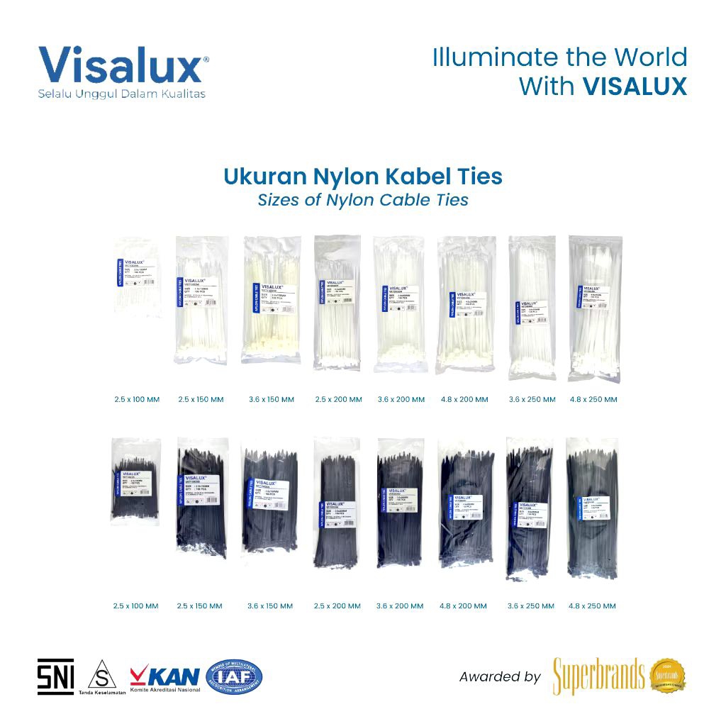 kabel TIES serba guna VISALUX