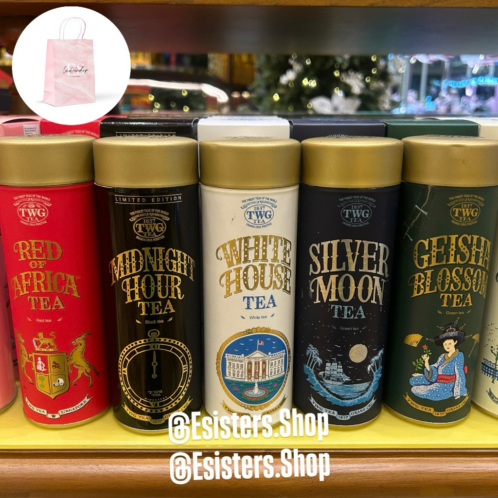 TWG Tea Haute Couture Collection Silver Moon Tea, Black Tea, French Early Grey Tea Original