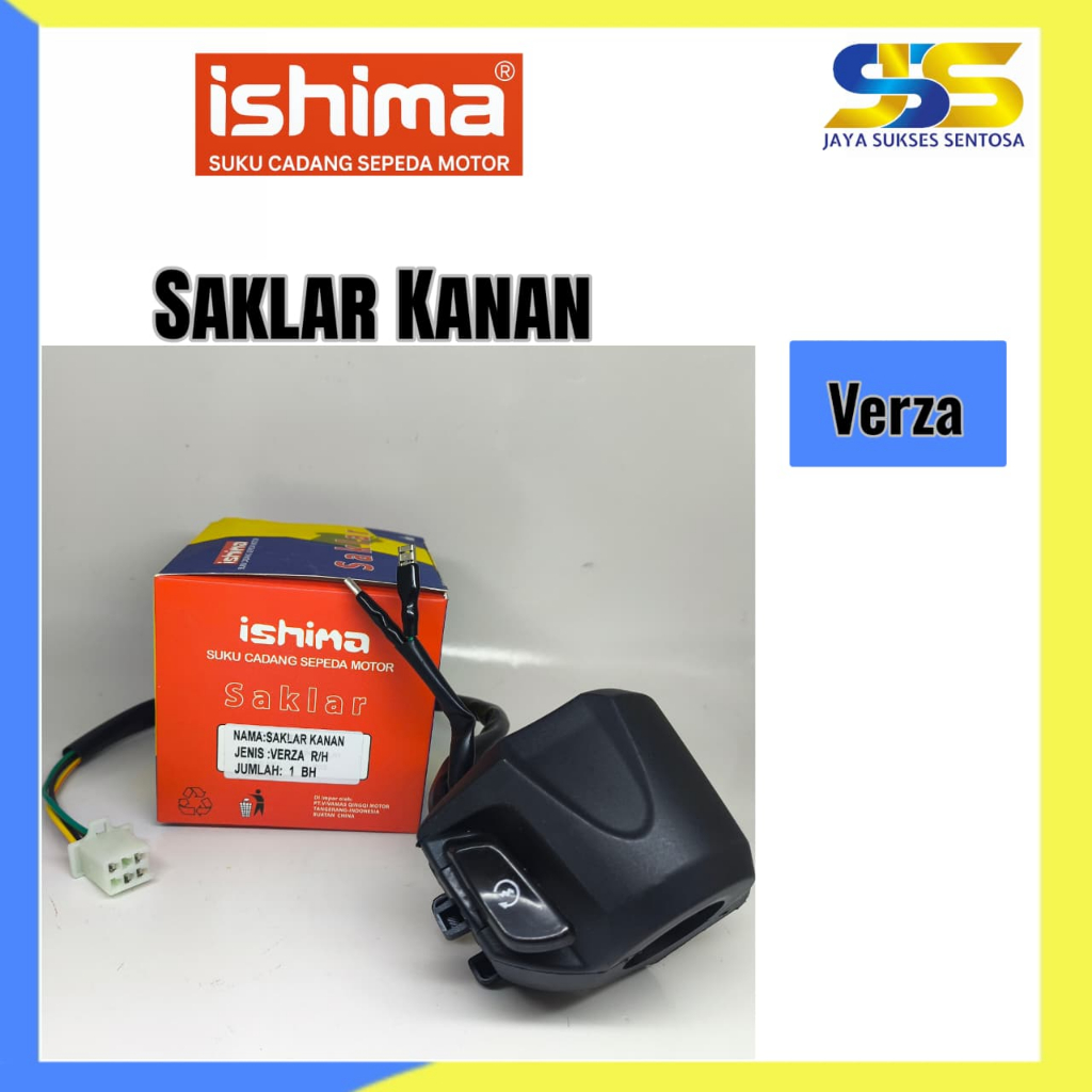 Saklar Lampu Kanan Motor Verza, Mega Pro New, CB150R Old ISHIMA