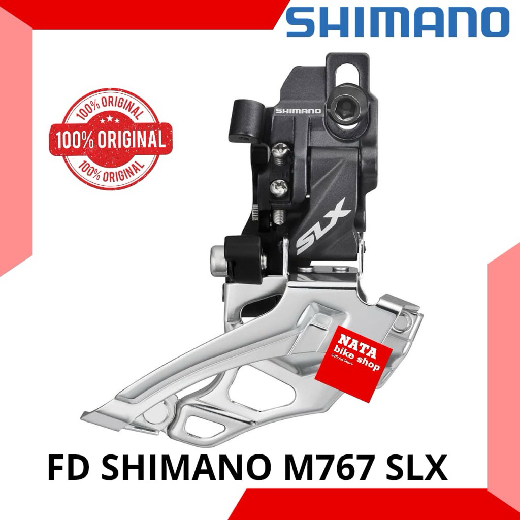 FD Shimano M676 SLX Front Derailleur Sepeda
