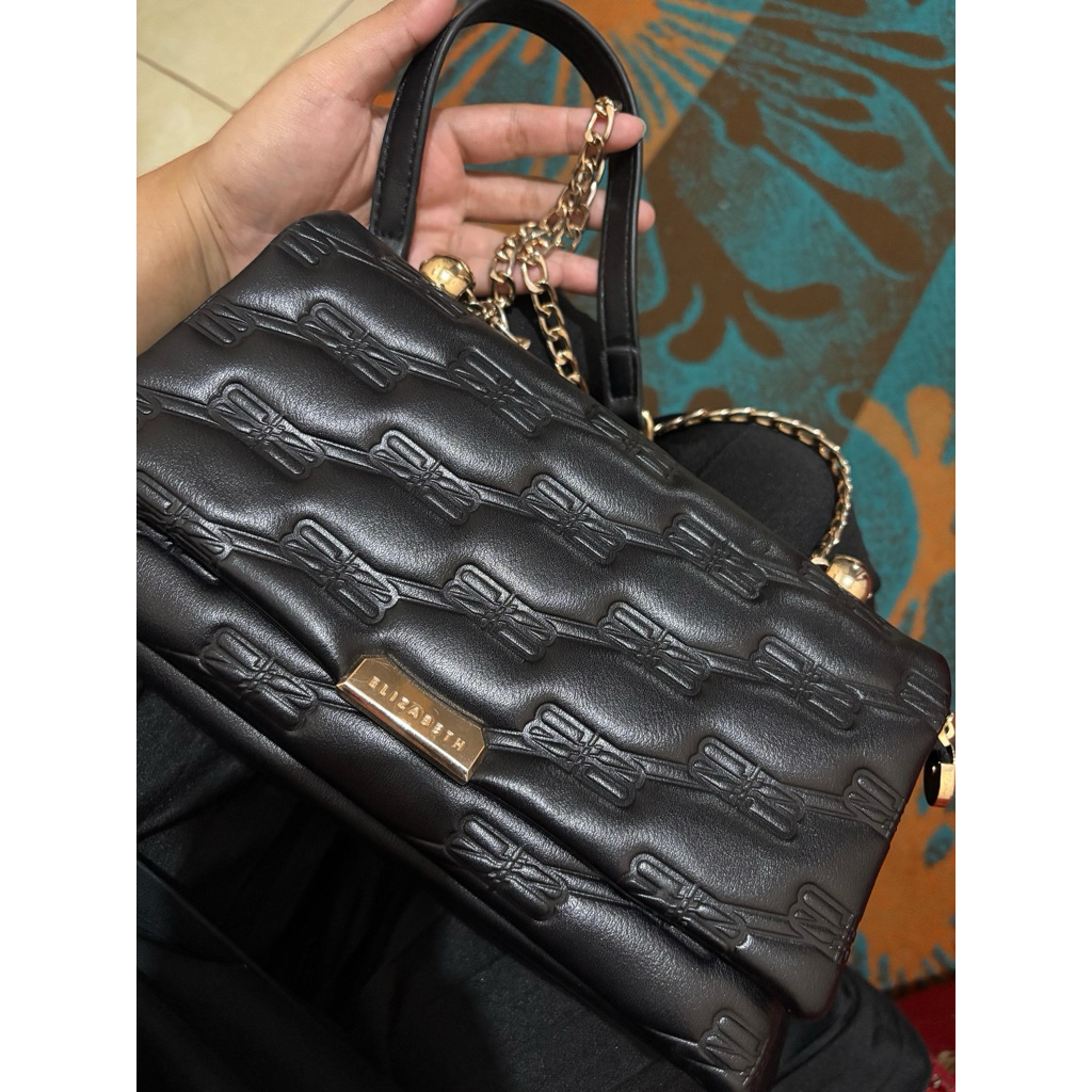 Tas Elizabeth | Tas Hitam Preloved