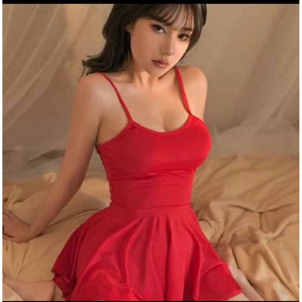 BAJU TIDUR SUSPENDER / SEXY LINGERIE /MINI DRESS/ DRESS SEXY