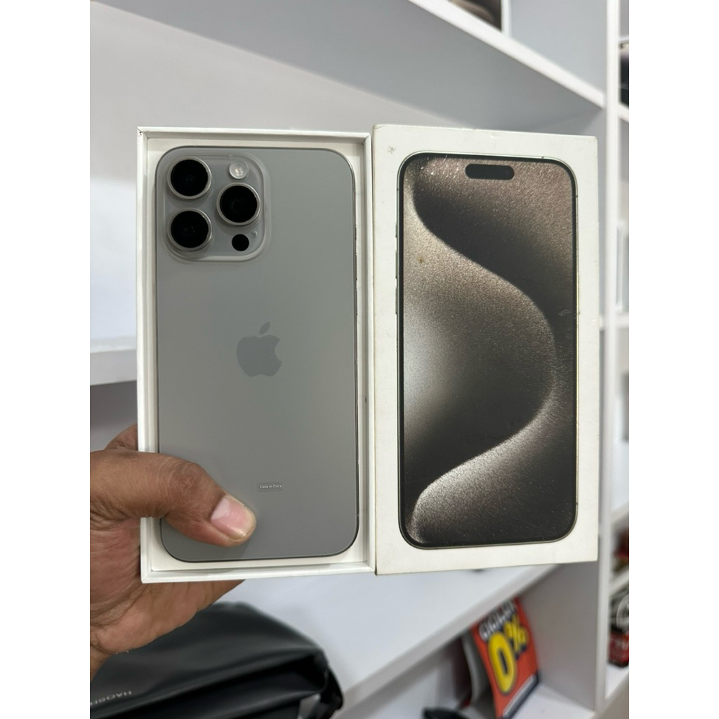 iphone 15 promax 256gb ibox second mulus