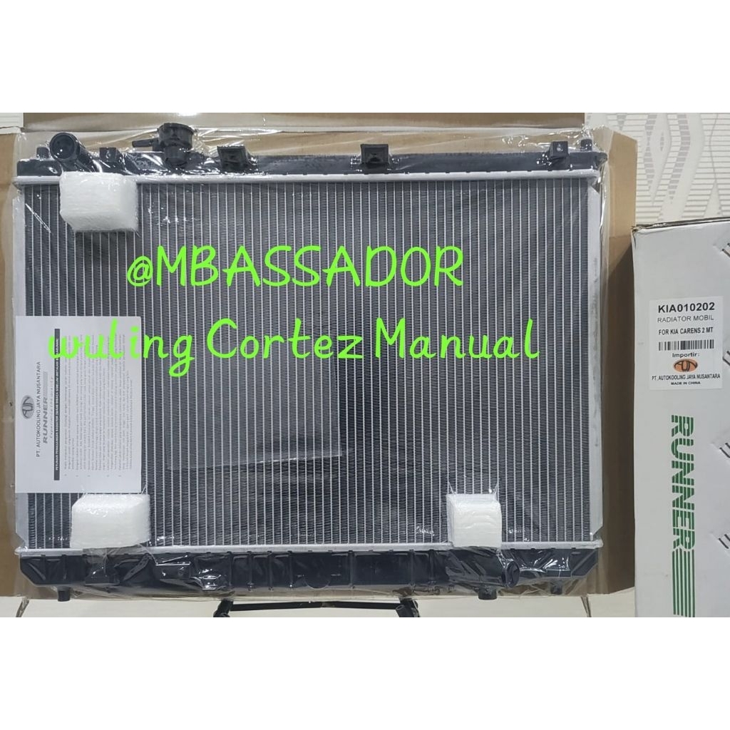 RADIATOR WULING CORTEZ MANUAL RUNNER