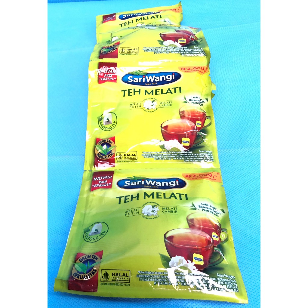 SariWangi Teh Melati Renceng (Isi 10 Sachet 5 Tea Bags Inovasi Baru