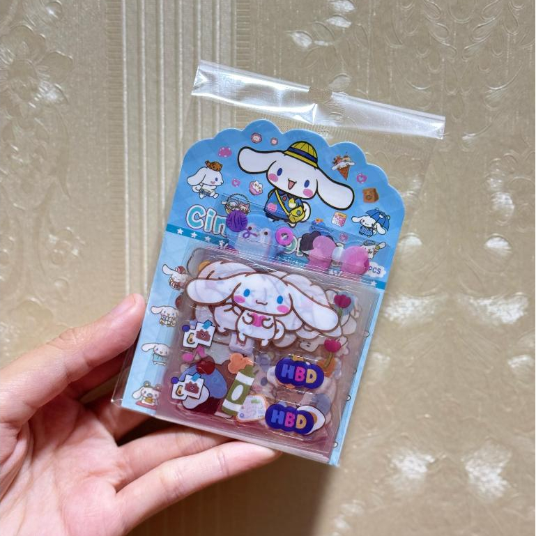 Gudangjam888 25 Lembar/Pack Stiker Motif Kartun Korea Lucu Anti Air Dekorasi Handbook Scrapbook DIY