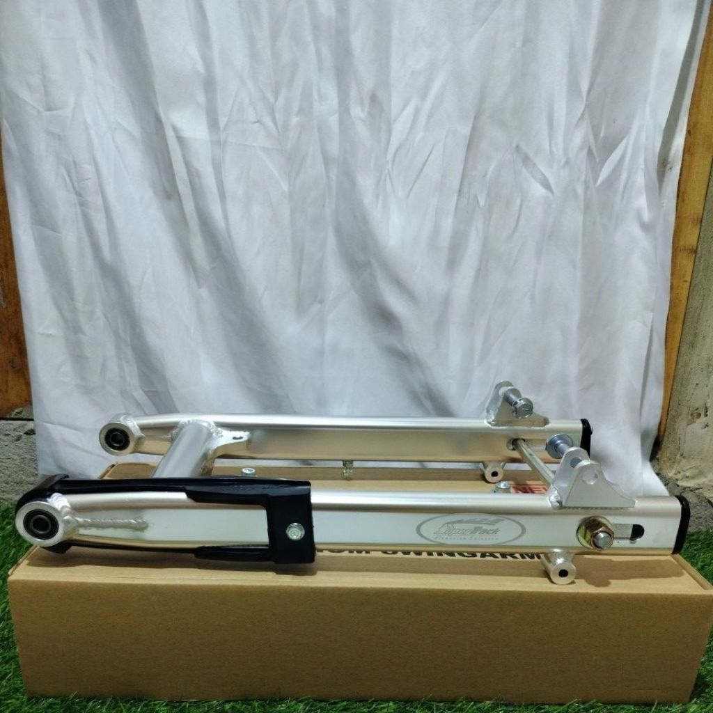 SWINGARM SUPERTRACK GEN 2 HONDA SUPRA SUPRA FIT GRAND LEGENDA SILVER