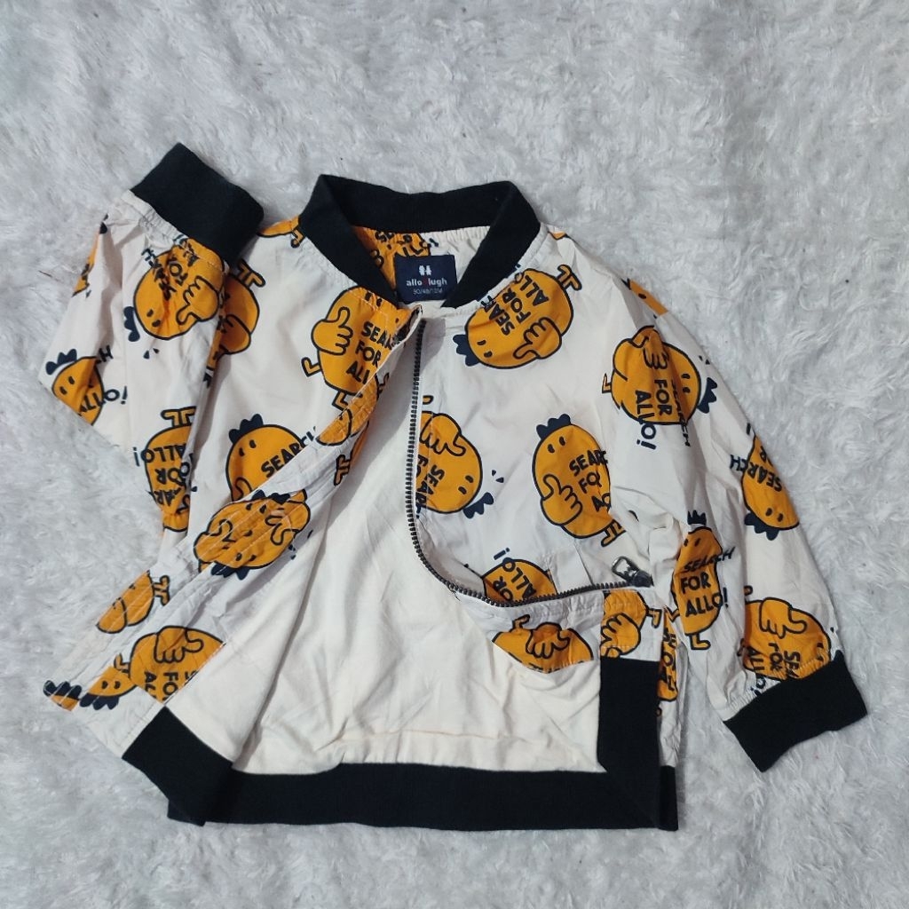 Jaket bomber printing Anak 1 Tahun