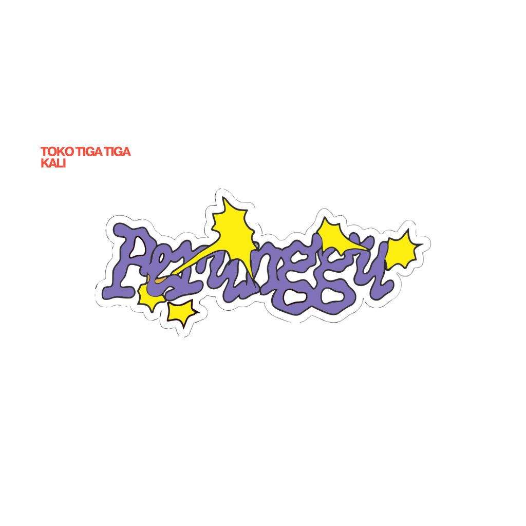 STICKER BAND PERUNGGU /BIRU KUNING SKENA.