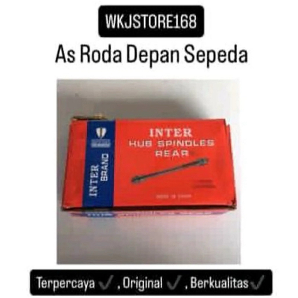 As Roda depan Belakang Sepeda Inter Kunci 15MM
