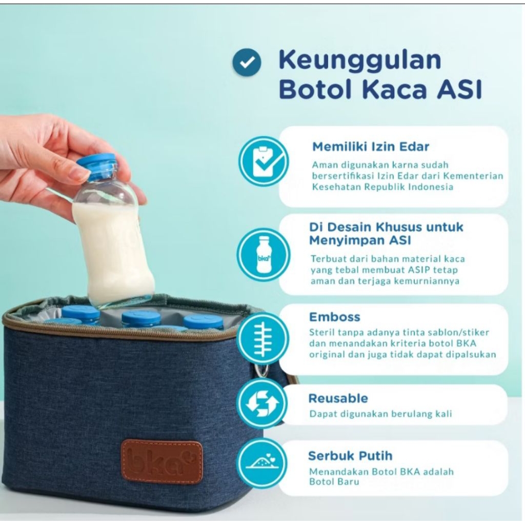 NEW botol ASI BKA + RELAXANT breast BKA preloved