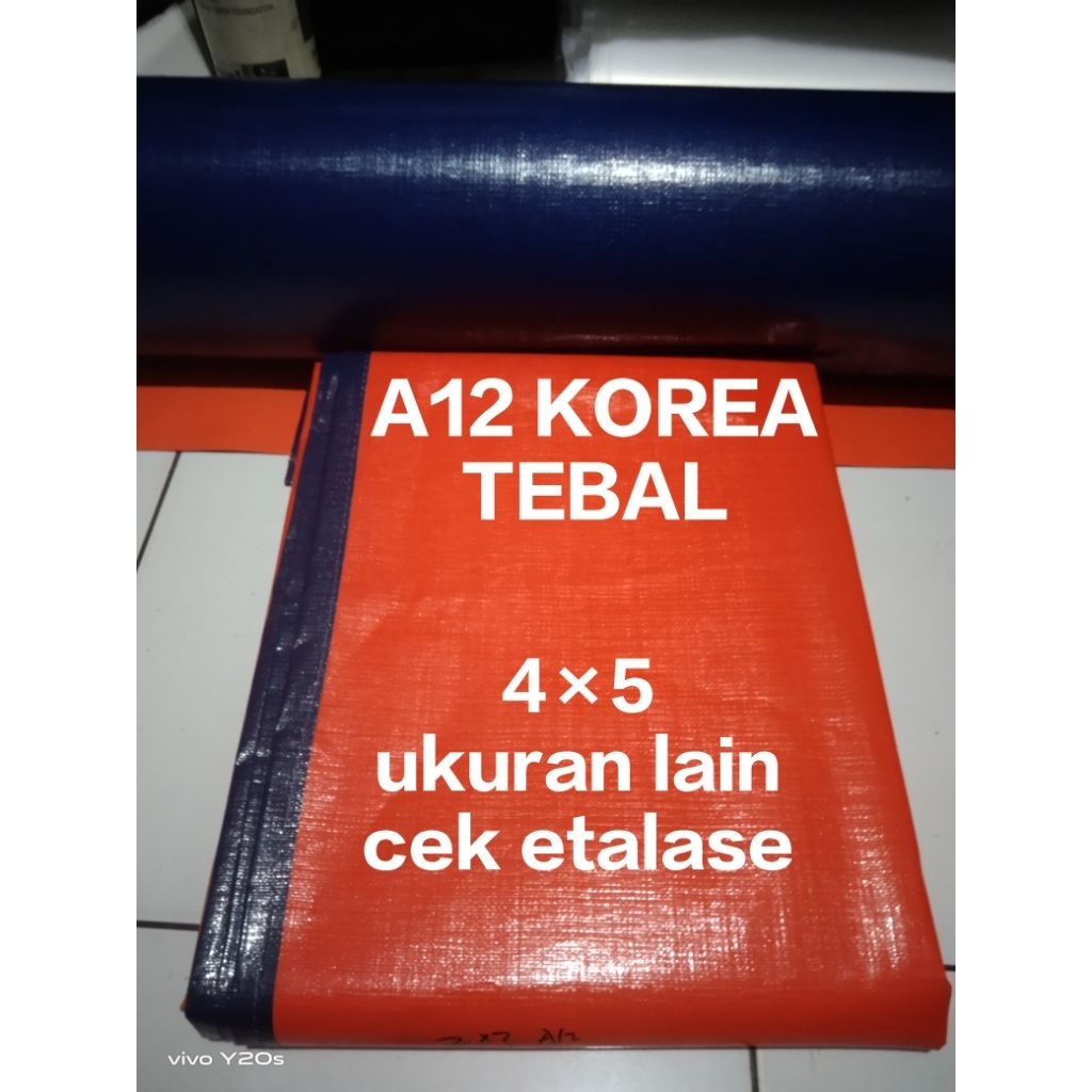 TERPAL PLASTIK A12 4×5