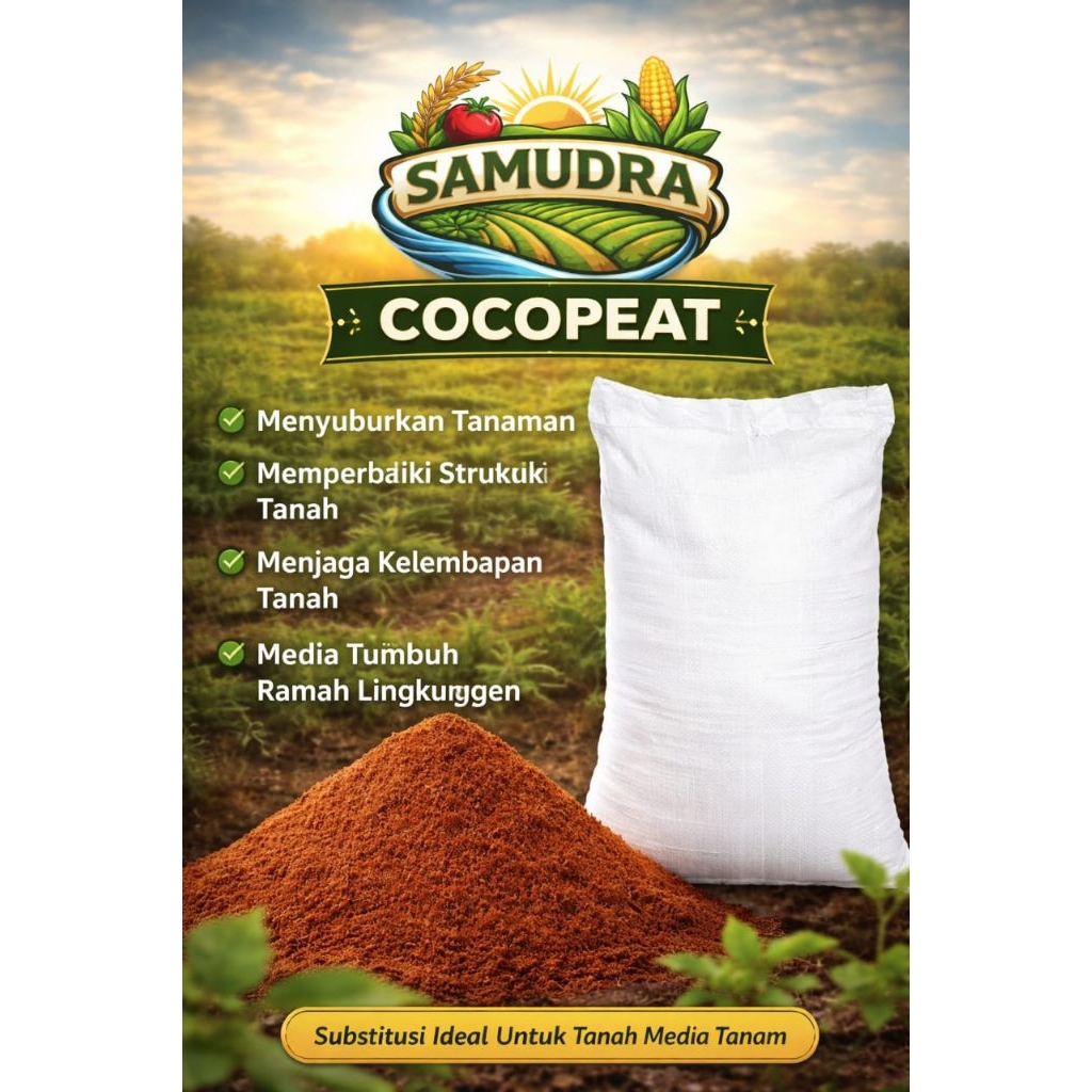 COCOPEAT HALUS 1 KARUNG UKURAN 15 KG