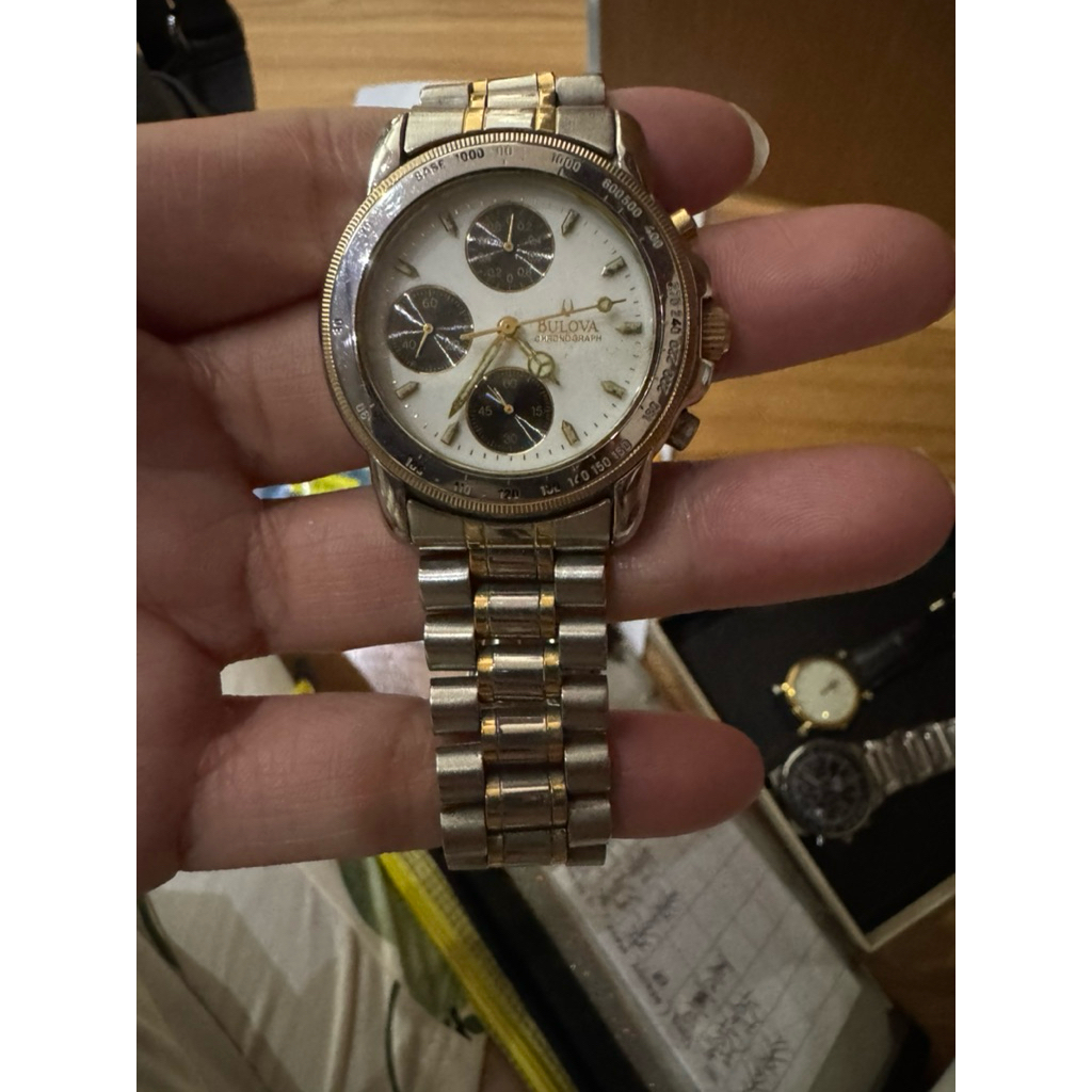 Bulova Chronograph Original – Vintage Look Two Tone | Preloved
