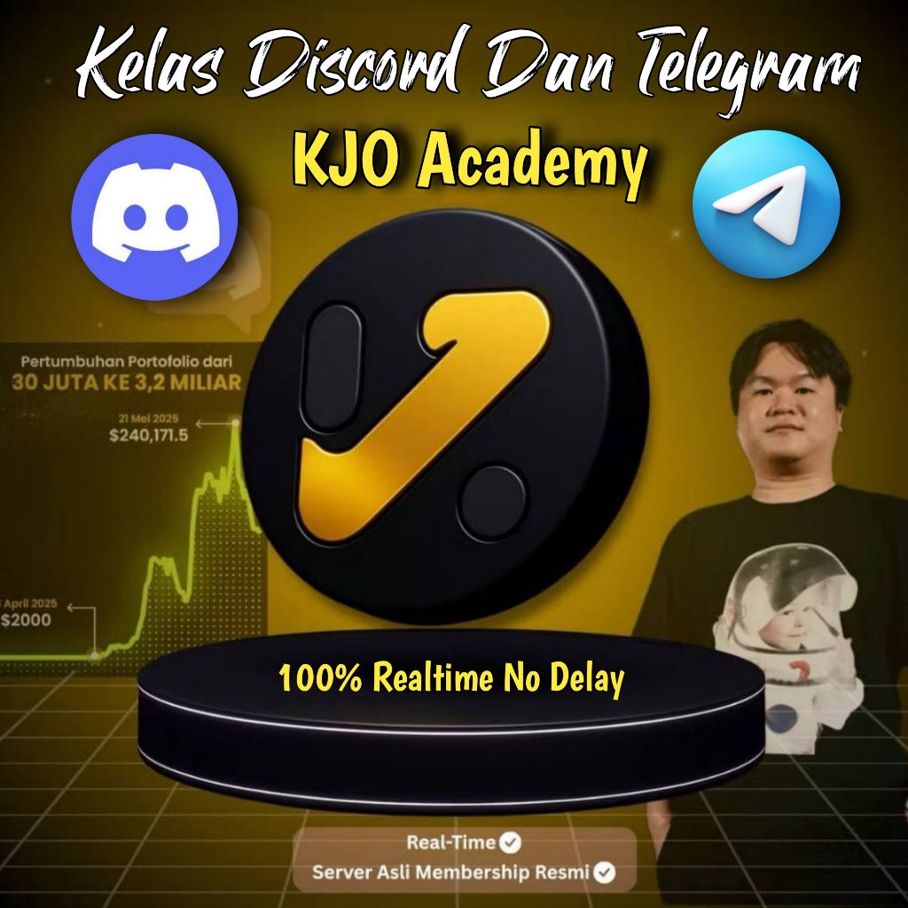 KELAS CRYPTO KJO ACADEMY DISCORD DAN TELEGRAM REALTIME FREE MODUL