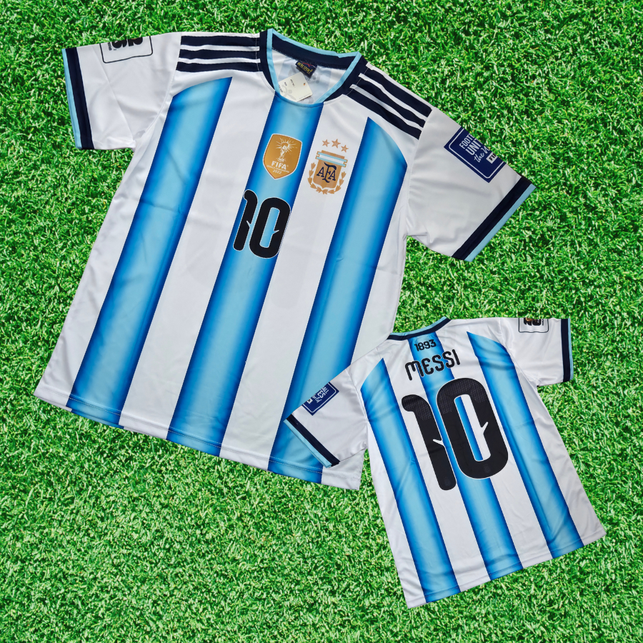 baju bola dewasa messi argentina/jersey argentina/jersey messi printing dewasa
