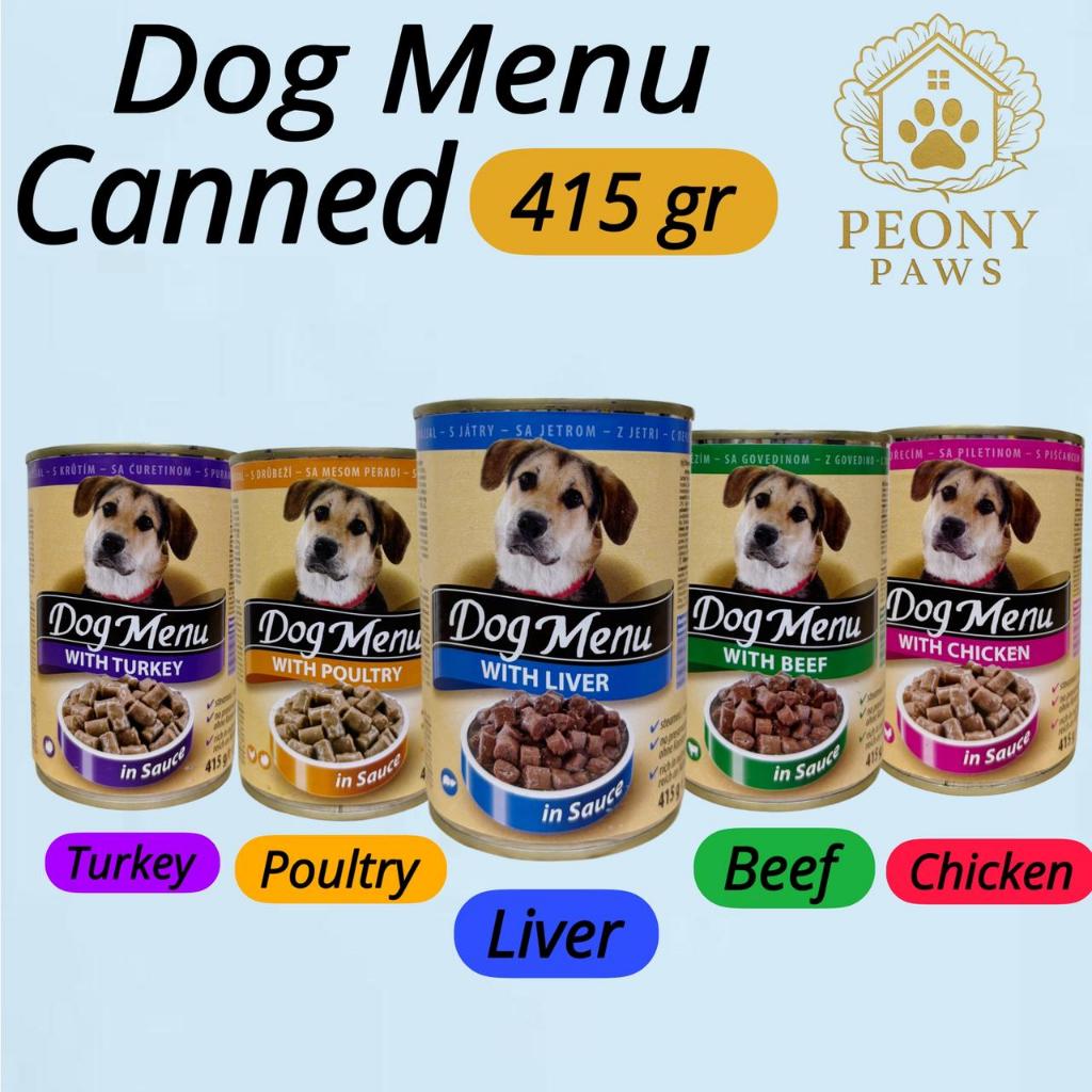 Dog Menu 415gr Makanan Basah Kaleng Anjing Wet Dog Food