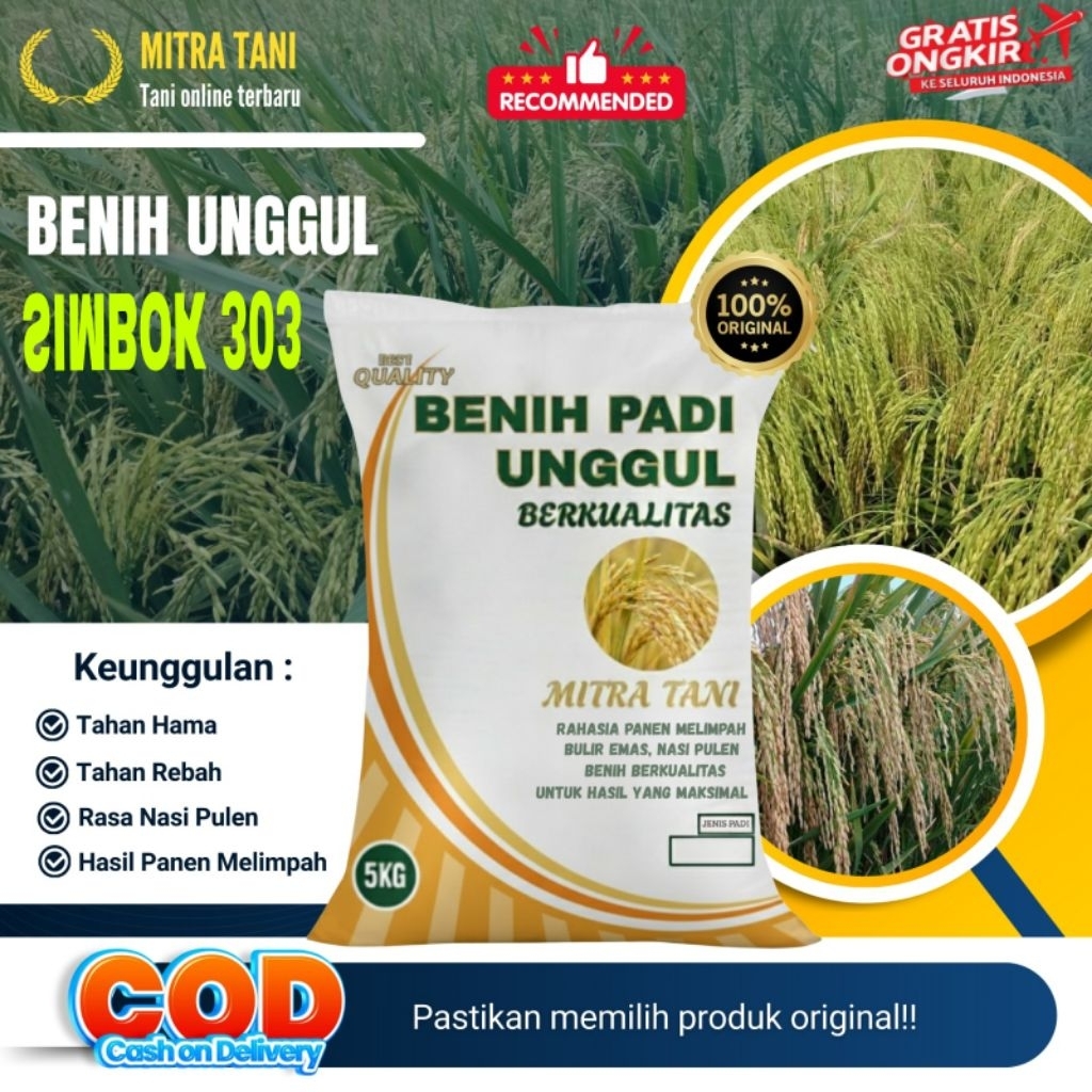 bibit padi Simbok  orginal kemasan 5kg