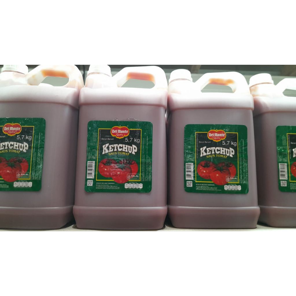 PROMO Saus Delmonte Tomat Jerigen 5,5 KG - Saus Tomat Delmote