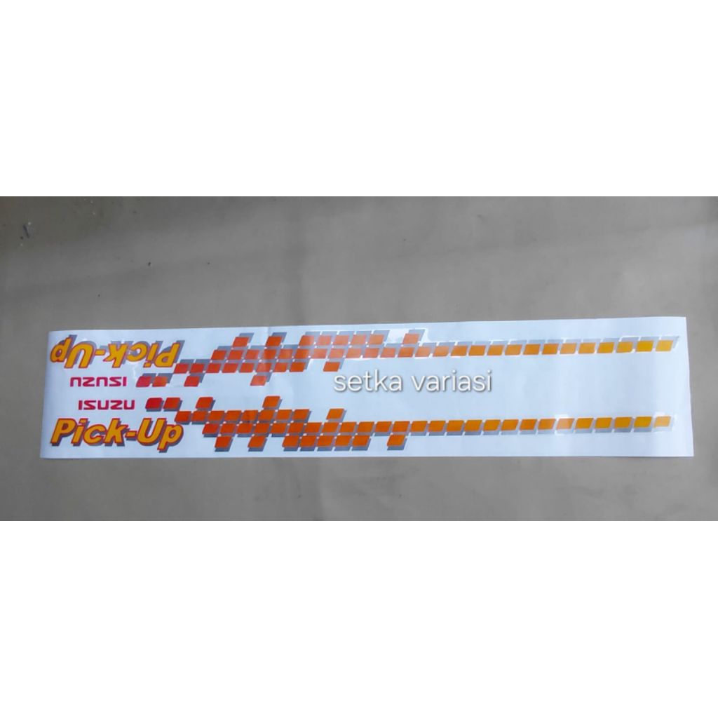 Sticker stiker pintu samping panther pick up / stiker list body panther pick up / stiker panther