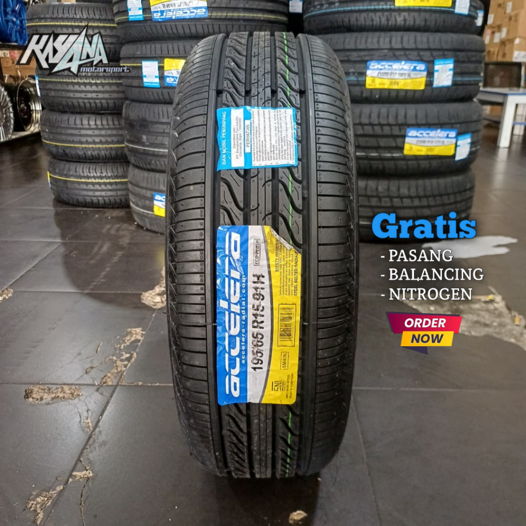 Ban Murah Merk ACCELERA ECOPLUSH 195 65 R15 Ban Mobil Luxio Serena Ertiga