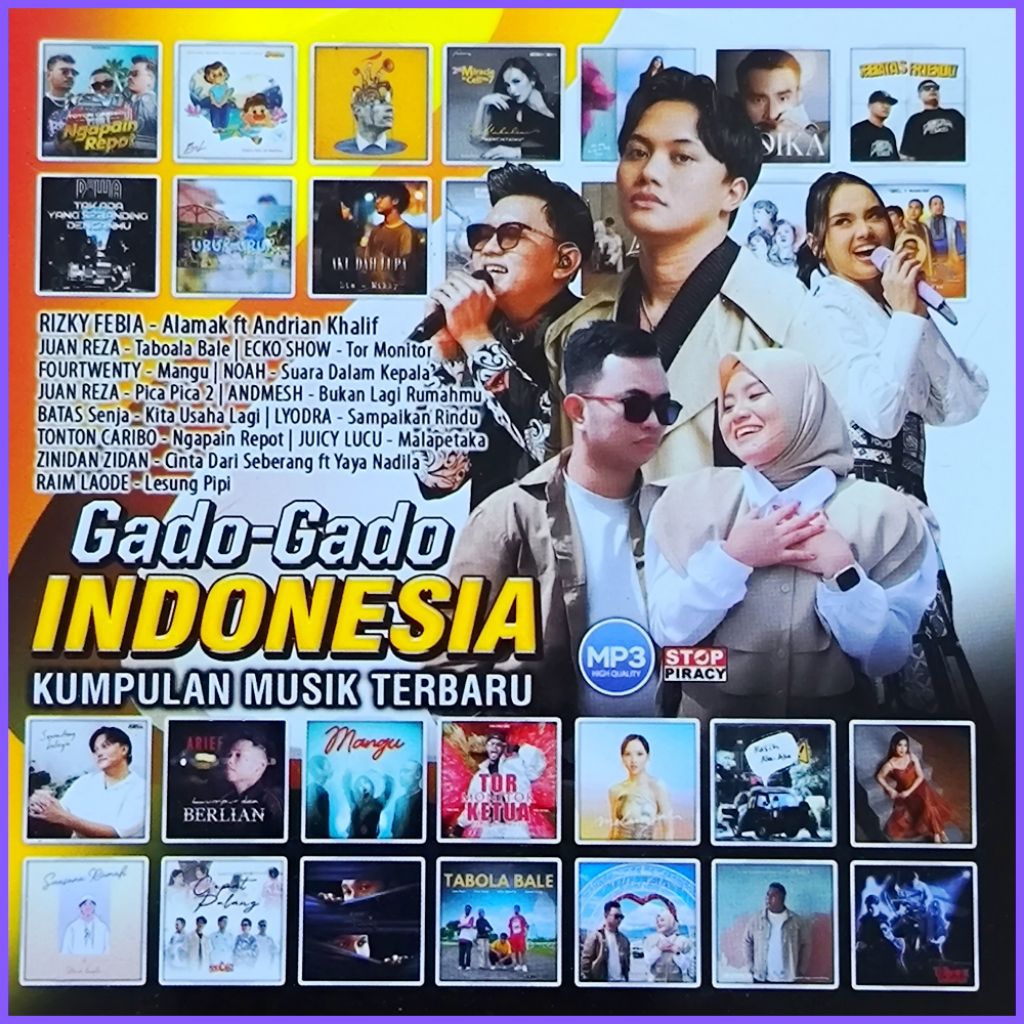 Kaset MP3 Audio 150 Lagu Pop Indo Campuran Gado Gado Album Seleksi Pilihan Terbaru 2026