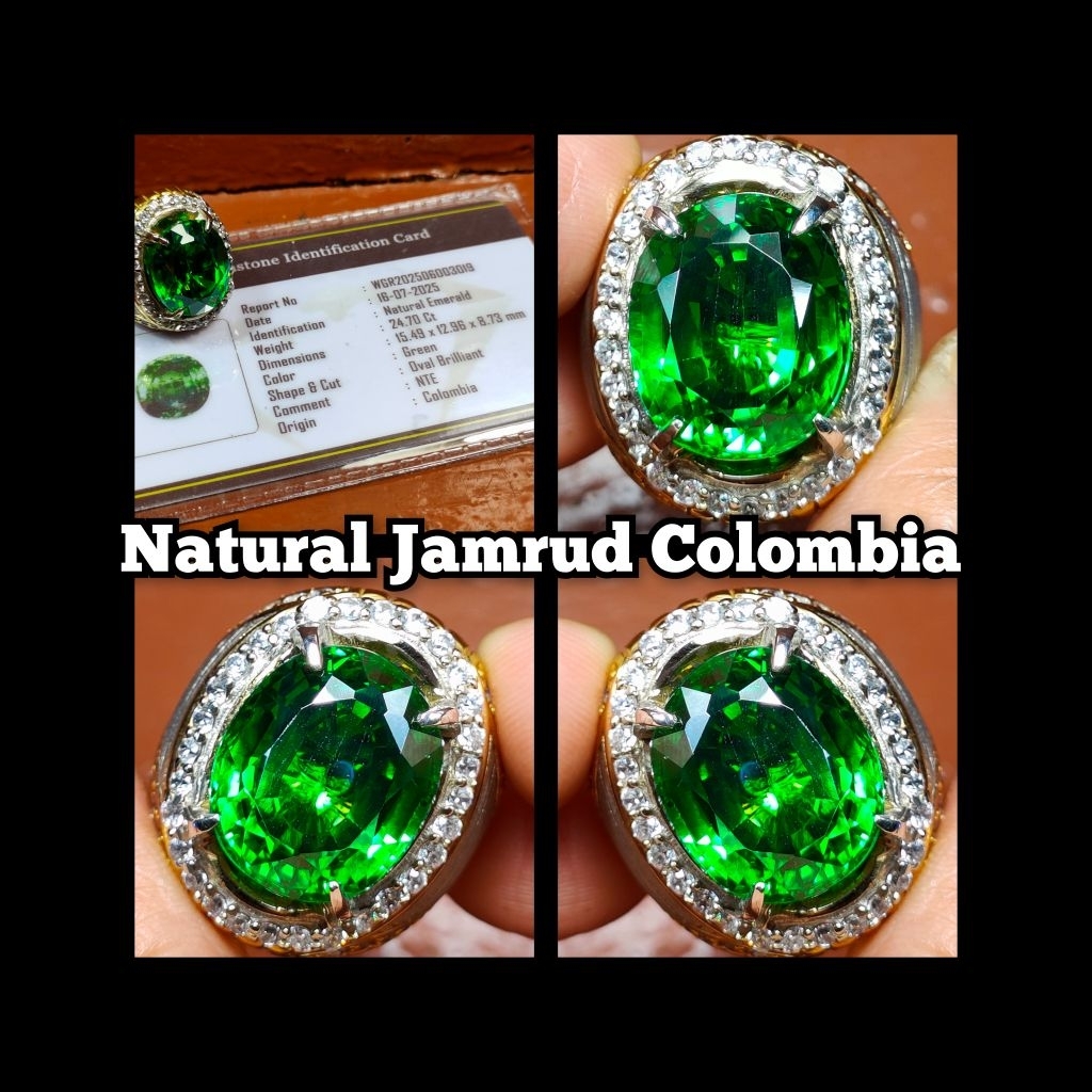 BATU PERMATA JAMRUD COLUMBIA KELAS KONTESAN