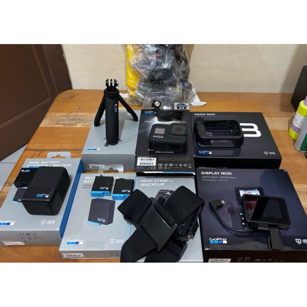 GO PRO 8 lengkap display media mod