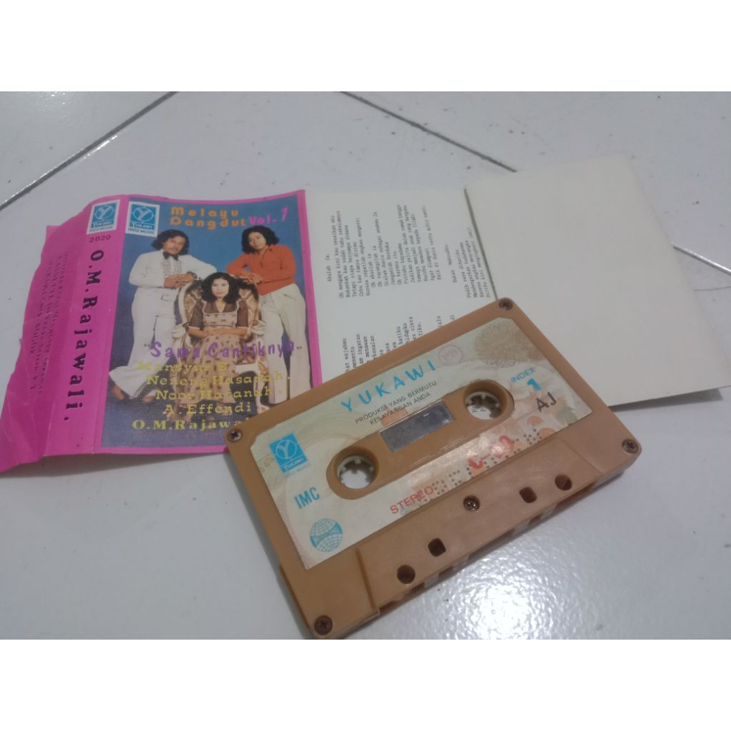 Kaset Pita Orkes Melayu Rajawali Mansyur S Nur Hasanah dll
