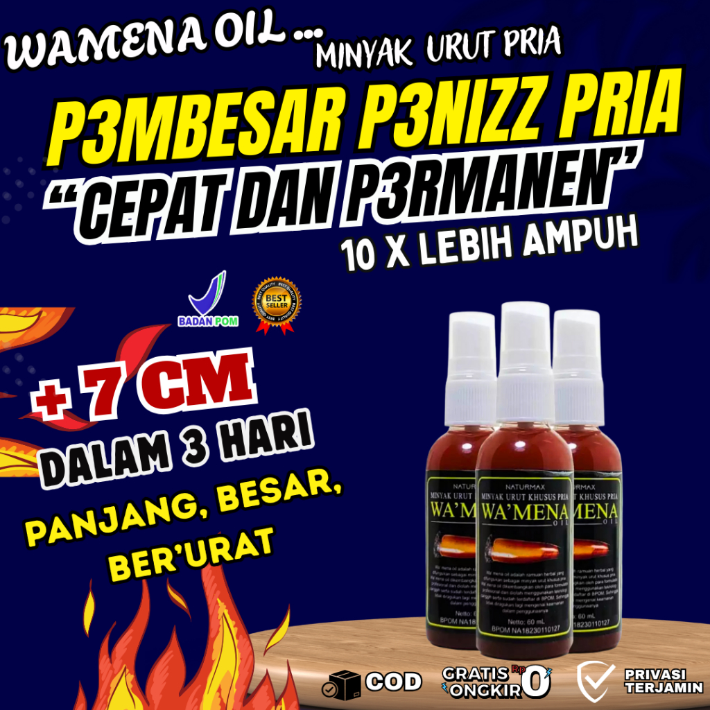 (TERLARIS) Wamena Obat Herbal Pembesar penis100%ampuh Permanen 7 cm Dalam 7 Hari BPOM