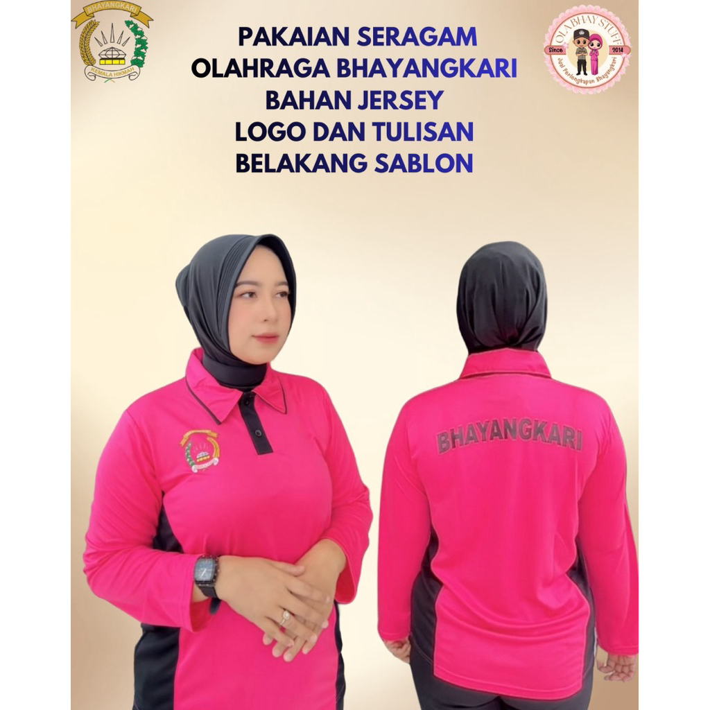 BAJU OLAHRAGA BHAYANGKARI BAHAN JERSEY TERBARU 2026
