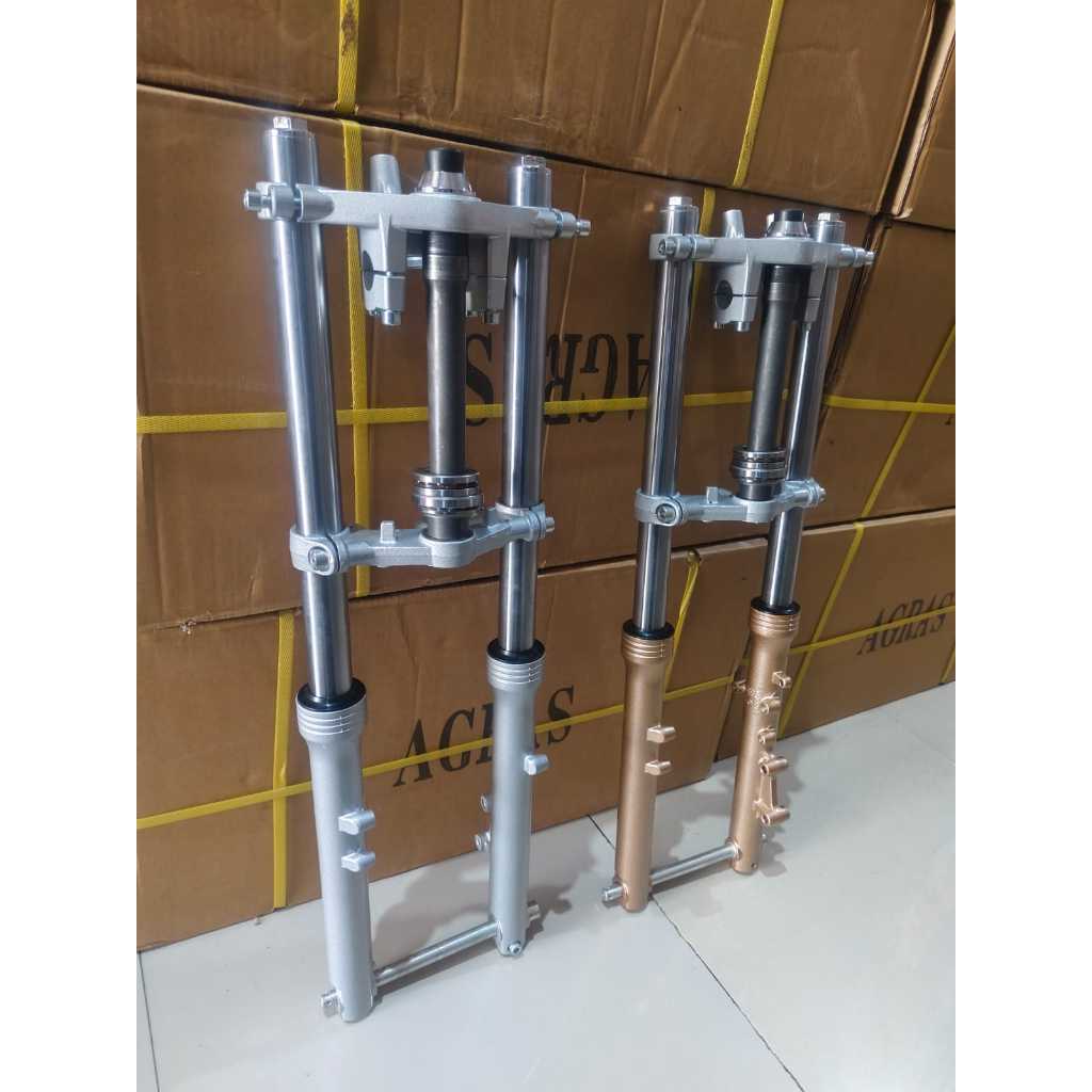 Shockbreaker Depan Skok Ninja Depan Model R PNP NINJA AS Crom Gold Silver Import