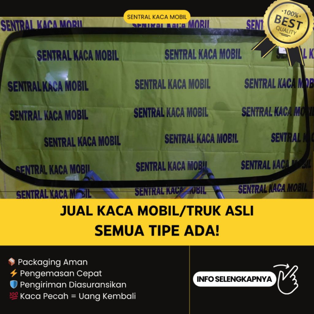 KACA DEPAN MOBIL TOYOTA NEW HILUX/FORTUNER 2015 SNI- DIASURANSIKAN