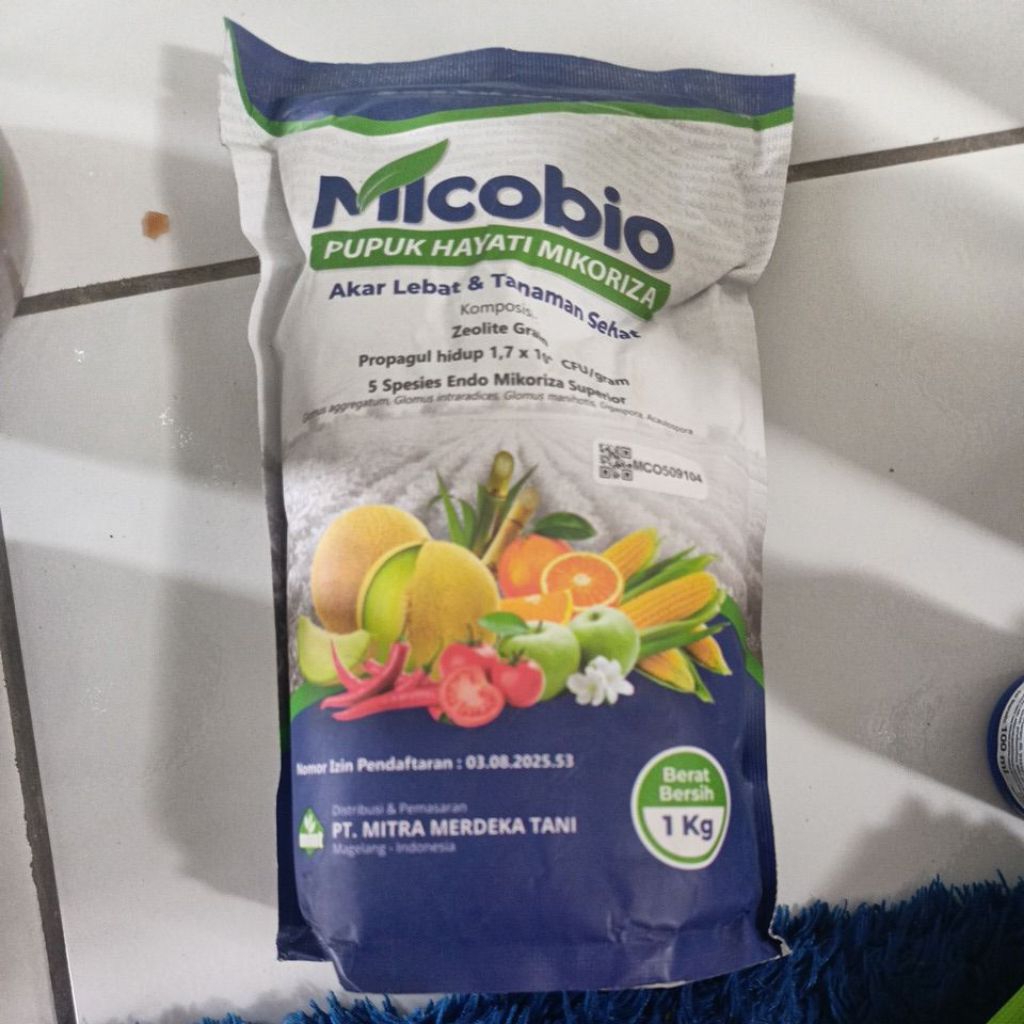 PUPUK MICOBIO PUPUK HAYATI MIKORIZA 1KG