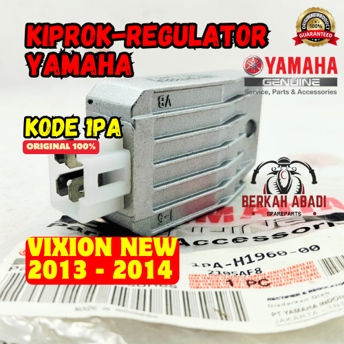 ORIGINAL KIPROK REGULATOR YAMAHA KODE 1PA VIXION NEW TAHUN 2013-2014 BERKUALITAS ORIGINAL PRESISI