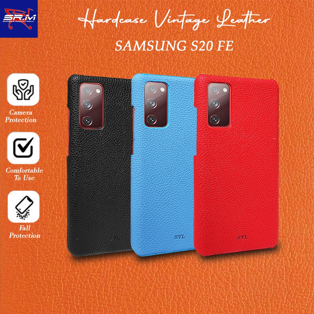 Casing SAMSUNG S20 FE Hardcase SVL Vintage Leather Microfiber