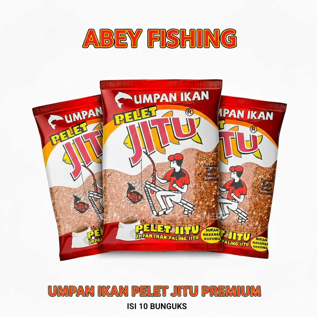 Umpan Pelet Jitu Premium Untuk Campuran Umpan Ikan Mas Dan Ikan Nila