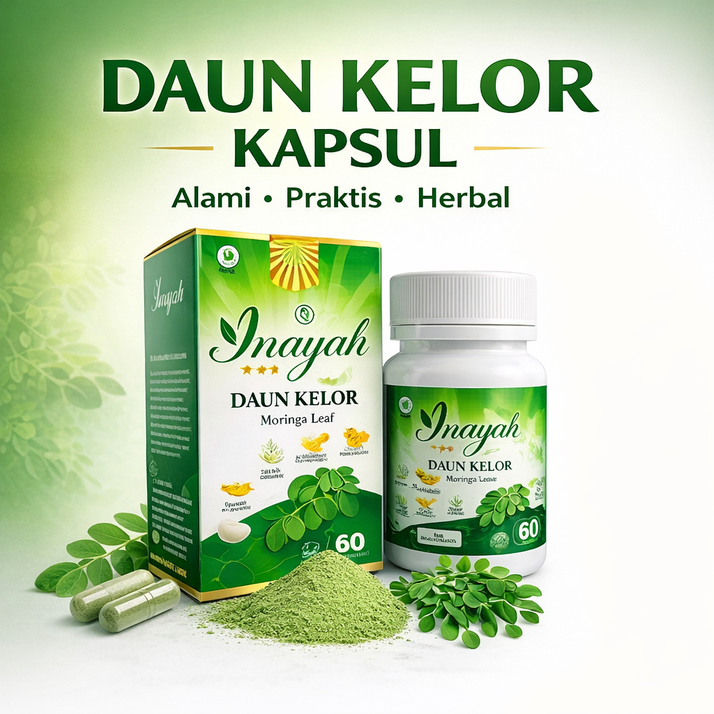 Kapsul Daun Kelor Inayah Ekstrak Kapsul Daun Kelor Moringa 60 Kapsul